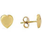 Mark Milton Heart Stud Earrings - Gold