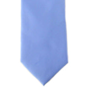 Michelsons of London Plain Ployester Tie - Light Blue