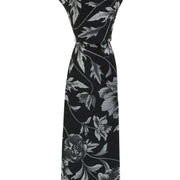 Michelsons of London Shaded Floral Silk Tie - Black
