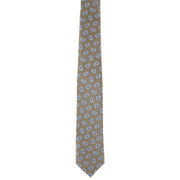 Michelsons of London Spring Pine Polyester Tie - Taupe Brown