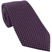 Michelsons of London Vibrant Spot Silk Tie - Pink