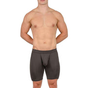 Obviously EliteMan Boxer Brief 9inch Leg - Titanium Grey