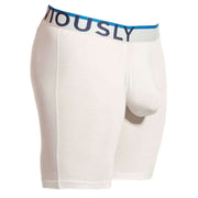 Obviously Everyman AnatoMAX Boxer Breif 6inch Leg - White