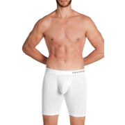 Obviously PrimeMan AnatoMAX Boxer Brief 9inch Leg - White