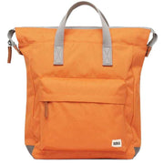 Roka Bantry B Medium Sustainable Canvas Backpack - Atomic Orange