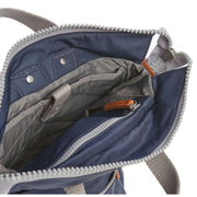 Roka Bantry B Small Sustainable Nylon Backpack - Midnight Navy