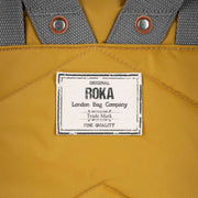 Roka Canfield B Large Sustainable Nylon Backpack - Corn Yellow