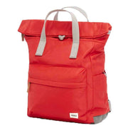 Roka Canfield B Small Sustainable Nylon Backpack - Cranberry Red