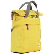 Roka Finchley A Small Sustainable Canvas Backpack - Custard Yellow