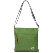 Roka Kennington B Medium Sustainable Nylon Cross Body Bag - Avocado Green