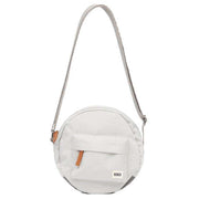 Roka Paddington B Small Sustainable Canvas Cross Body Bag - Mist Grey