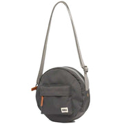 Roka Paddington B Small Sustainable Canvas Crossbody Bag - Carbon Grey