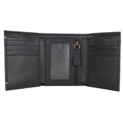 Ted Baker Johhnn Trifold Leather Wallet - Black