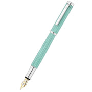 Waldmann Pens Liberty 18ct Gold Nib Fountain Pen - Aquamarine Blue