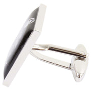 Zennor Keep Calm and Play Rugby Cufflinks - Black